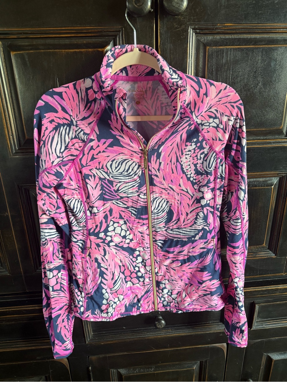 Lilly Pulitzer light weight zip up jacket